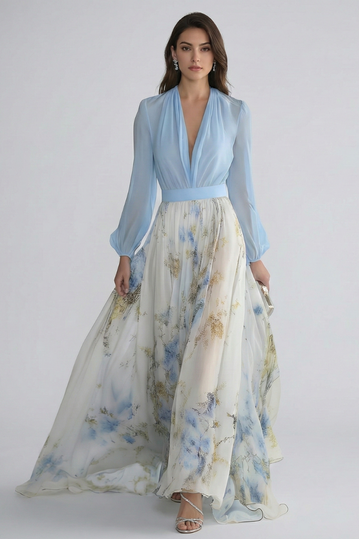 Alba | Vestido Mujer Maxi Floral Invitada Boda