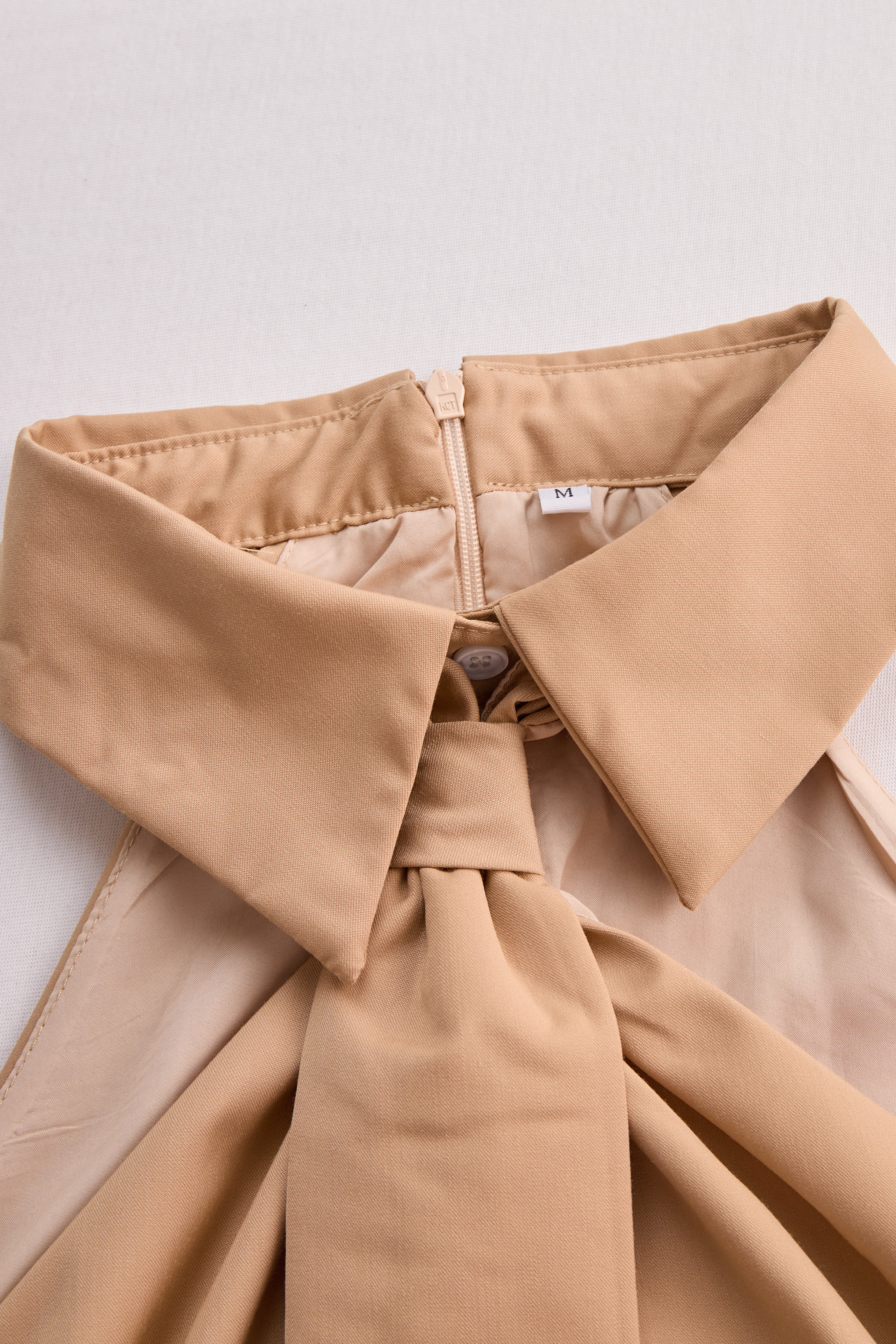 Irene | Blusa Mujer Halter Nudo Cuello Camisa