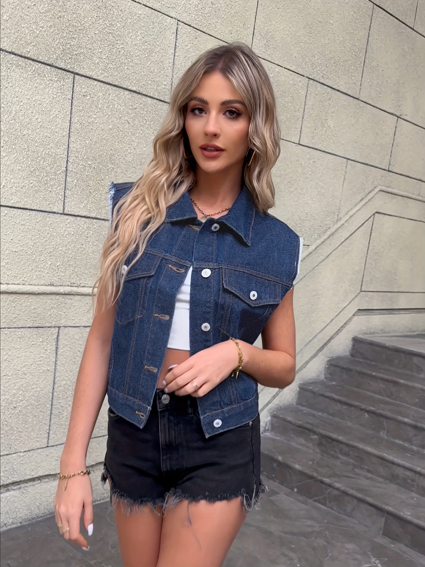 Lucía | Chaleco Vaquero Mujer Moda