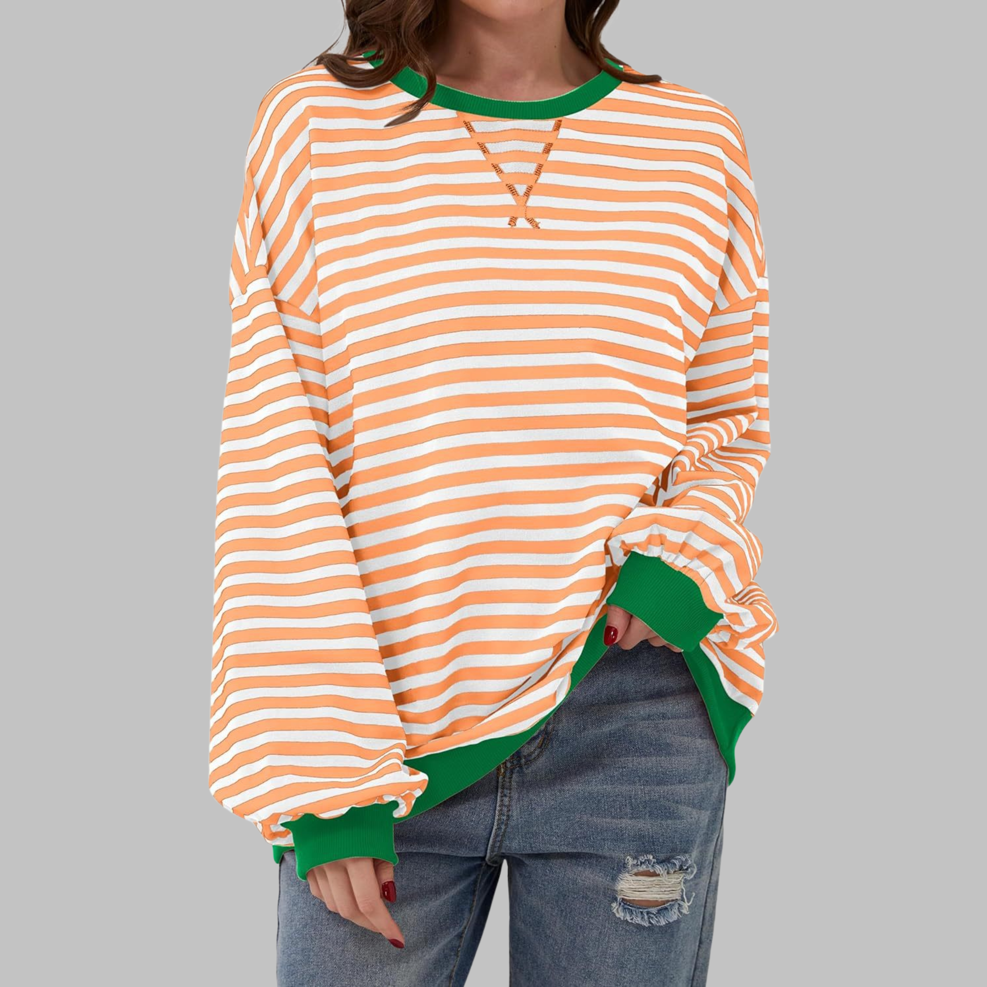 María | Sudadera Ropa Mujer Rayas Moda