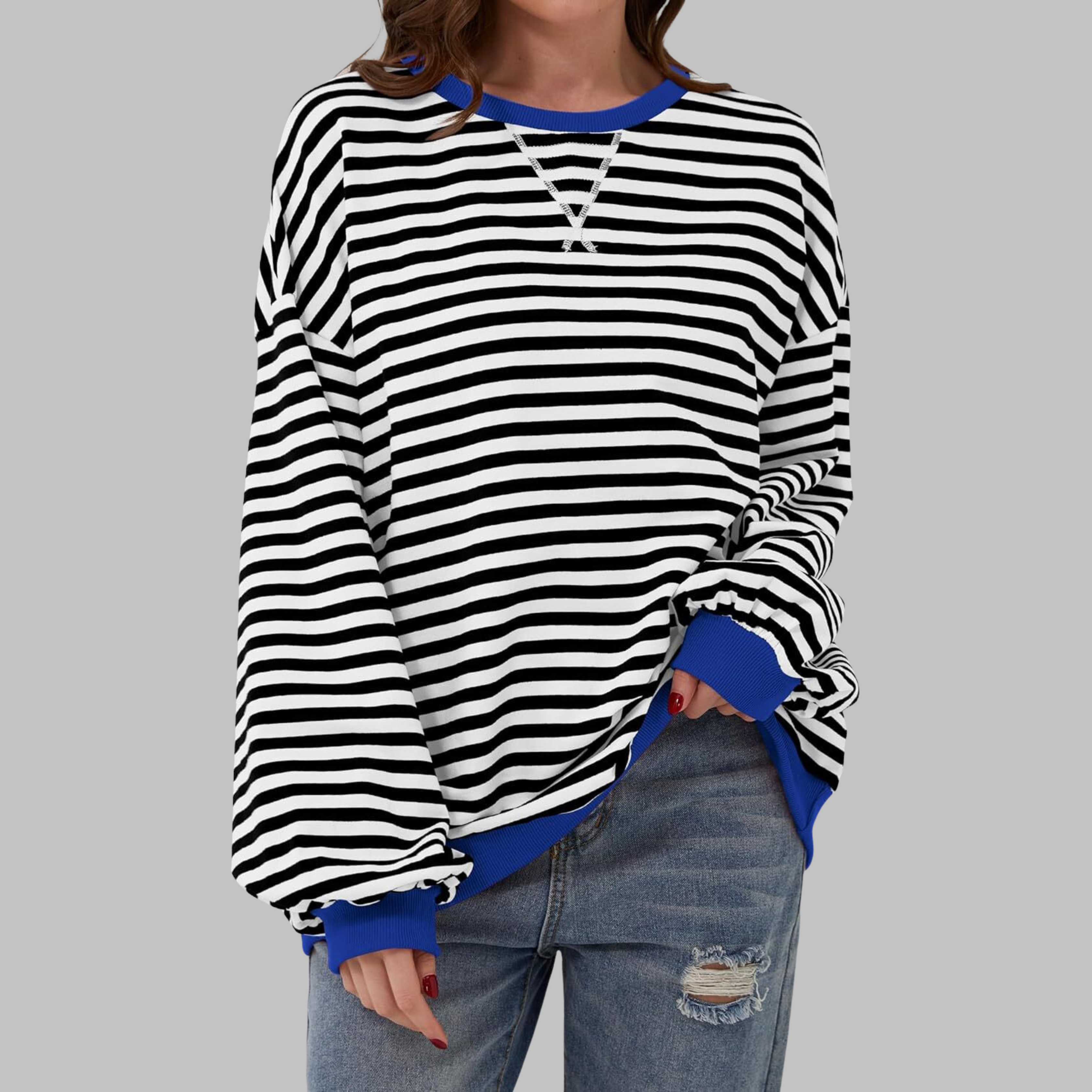 María | Sudadera Ropa Mujer Rayas Moda