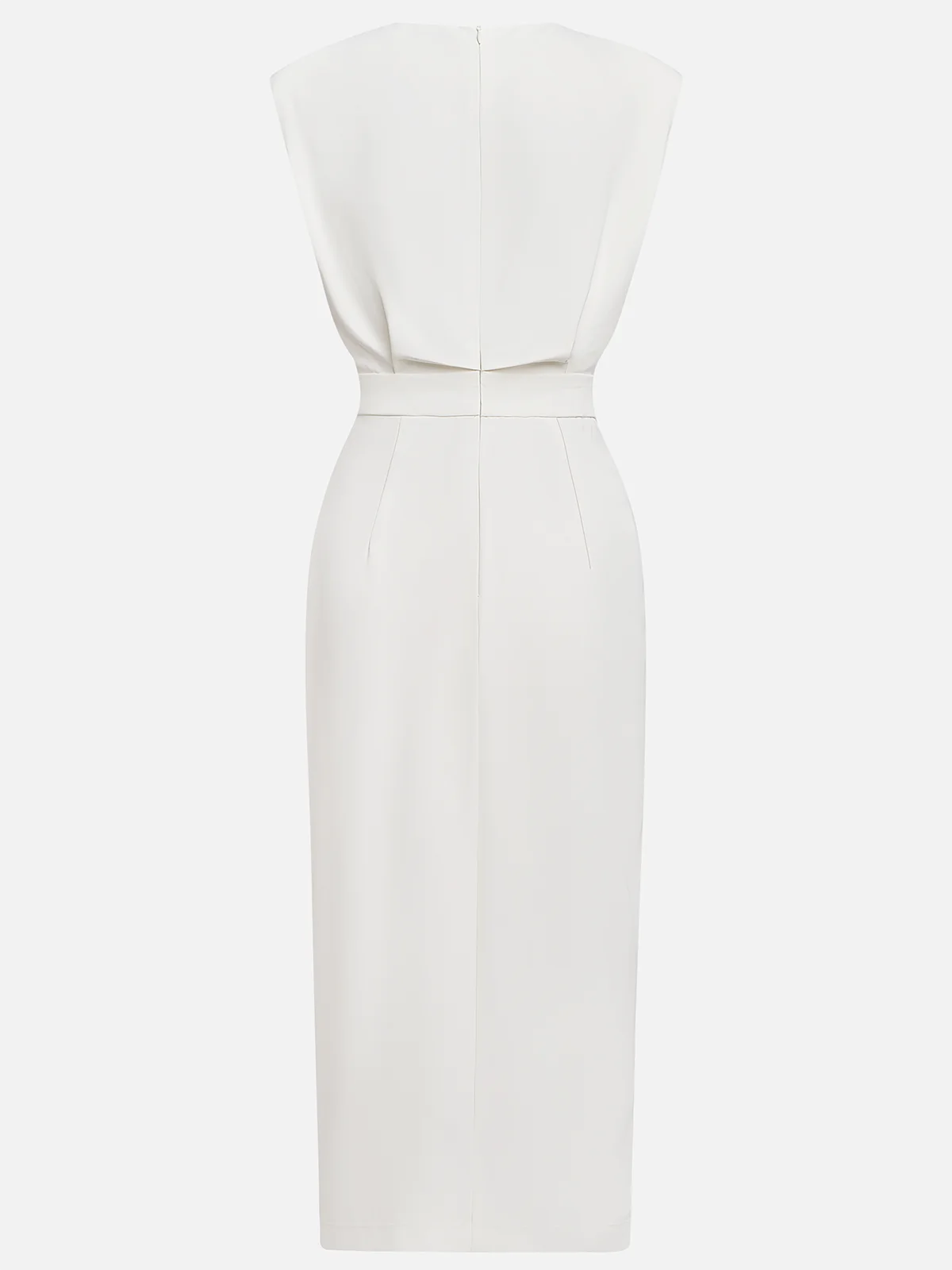 Sara | Vestido Midi Mujer Botones Falda Abertura