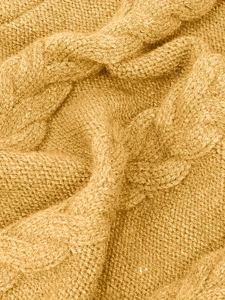 Sara | Vestido de Cuello Alto de Punto Largo
