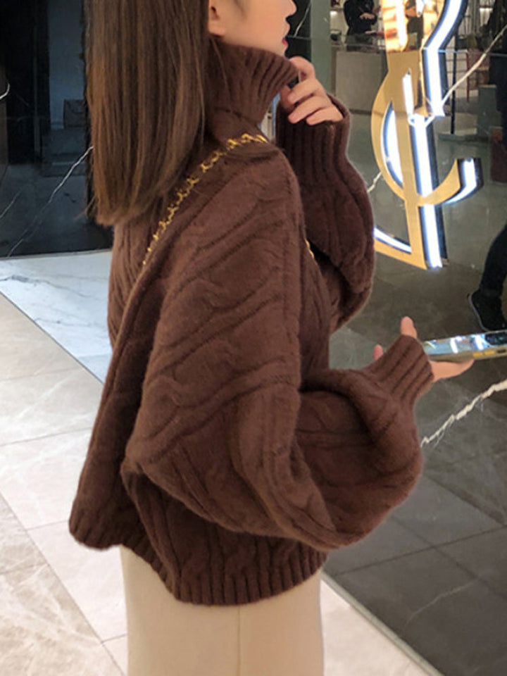 Marta | Jersey de Punto Cuello Cisne Oversize Mujer