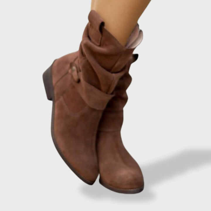 María | Botas de Caña Slouchy con Hebilla