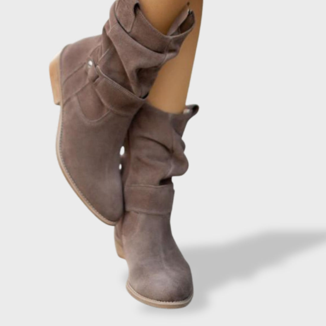 María | Botas de Caña Slouchy con Hebilla