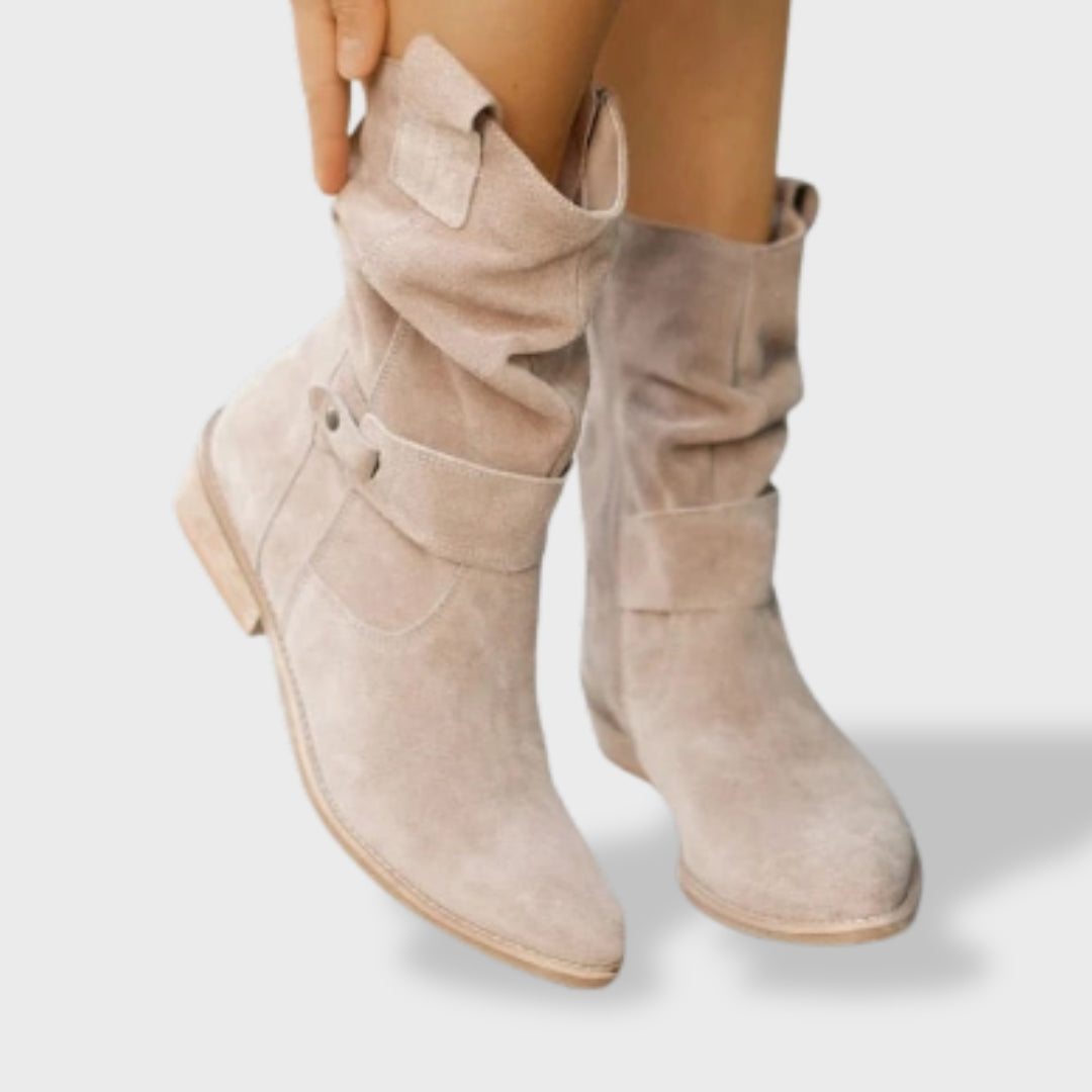María | Botas de Caña Slouchy con Hebilla