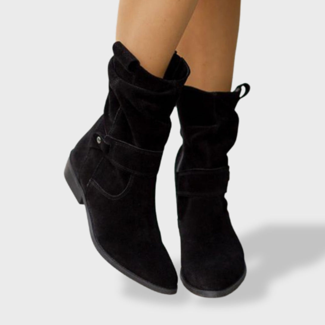 María | Botas de Caña Slouchy con Hebilla