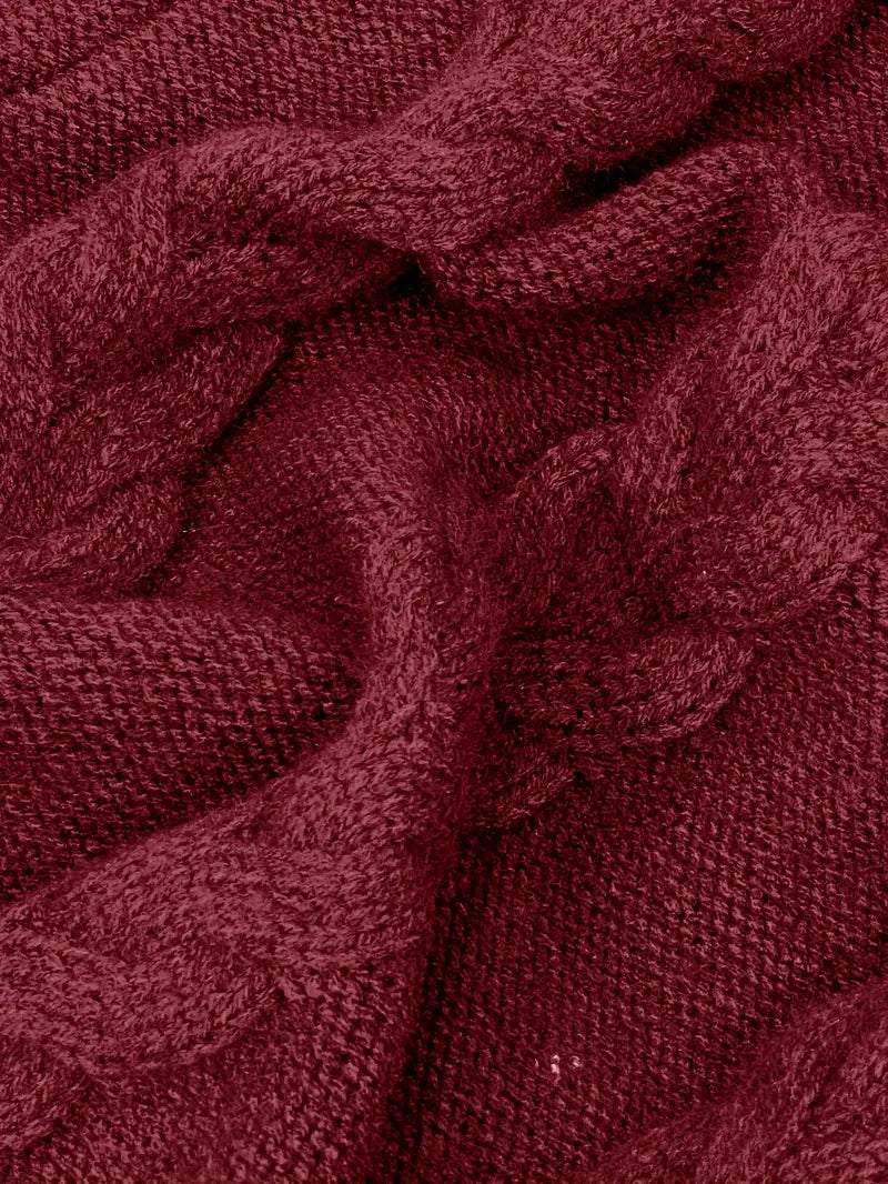 Sara | Vestido de Cuello Alto de Punto Largo