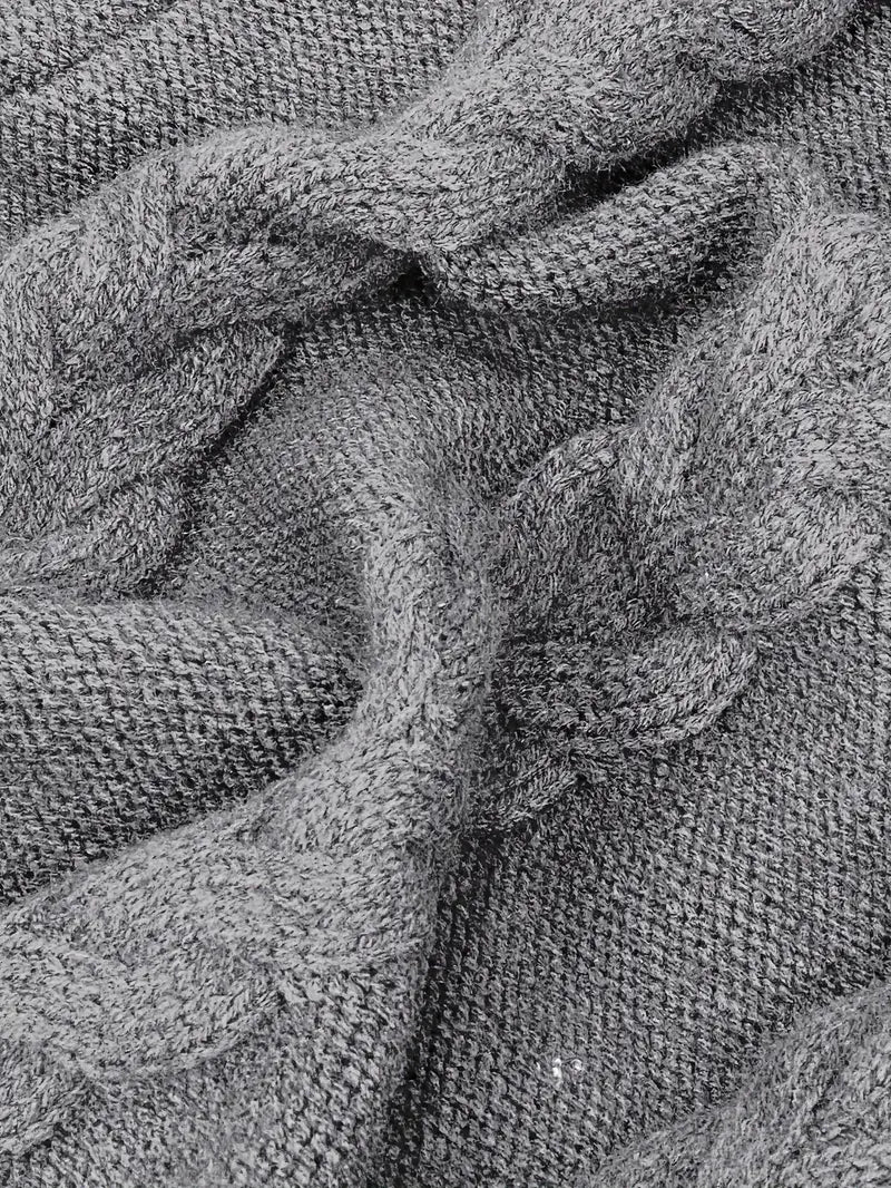 Sara | Vestido de Cuello Alto de Punto Largo