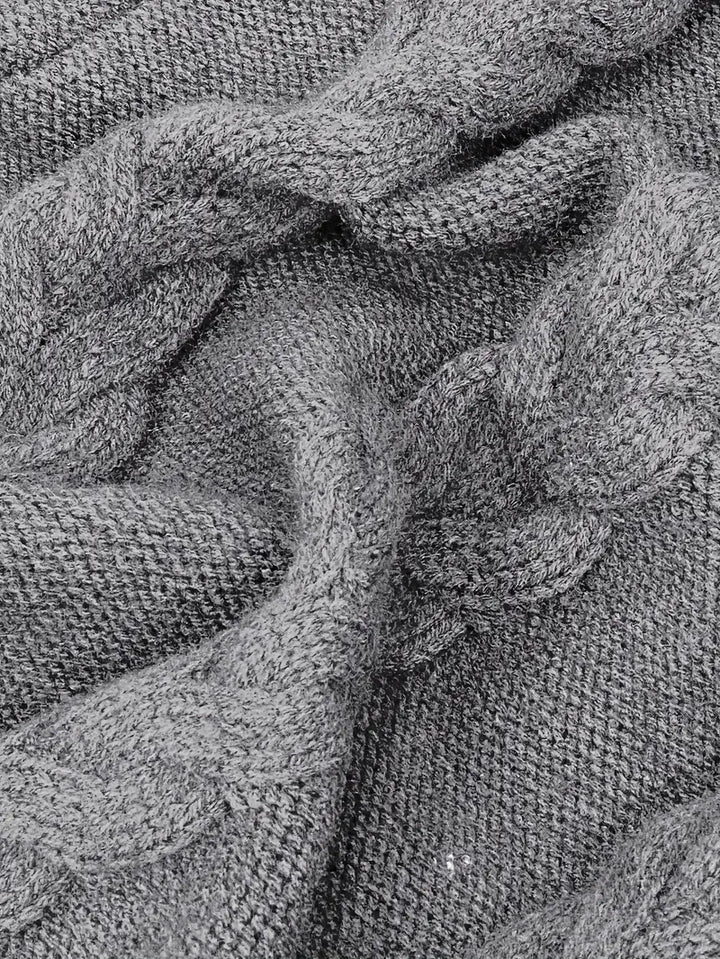Sara | Vestido de Cuello Alto de Punto Largo