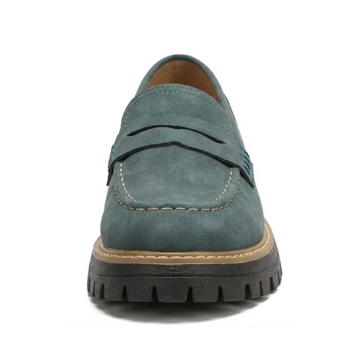 Alba | Mocasines Mujer Piel Suela Gruesa Punta Cosida