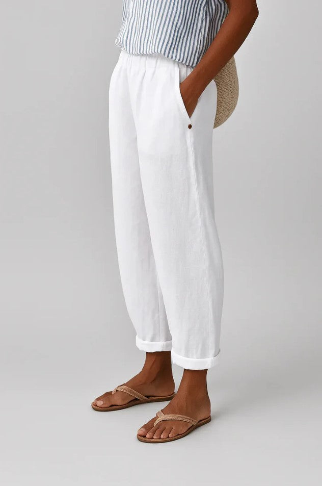 Alba | Pantalones Mujer Relajados Cortos Bolsillos