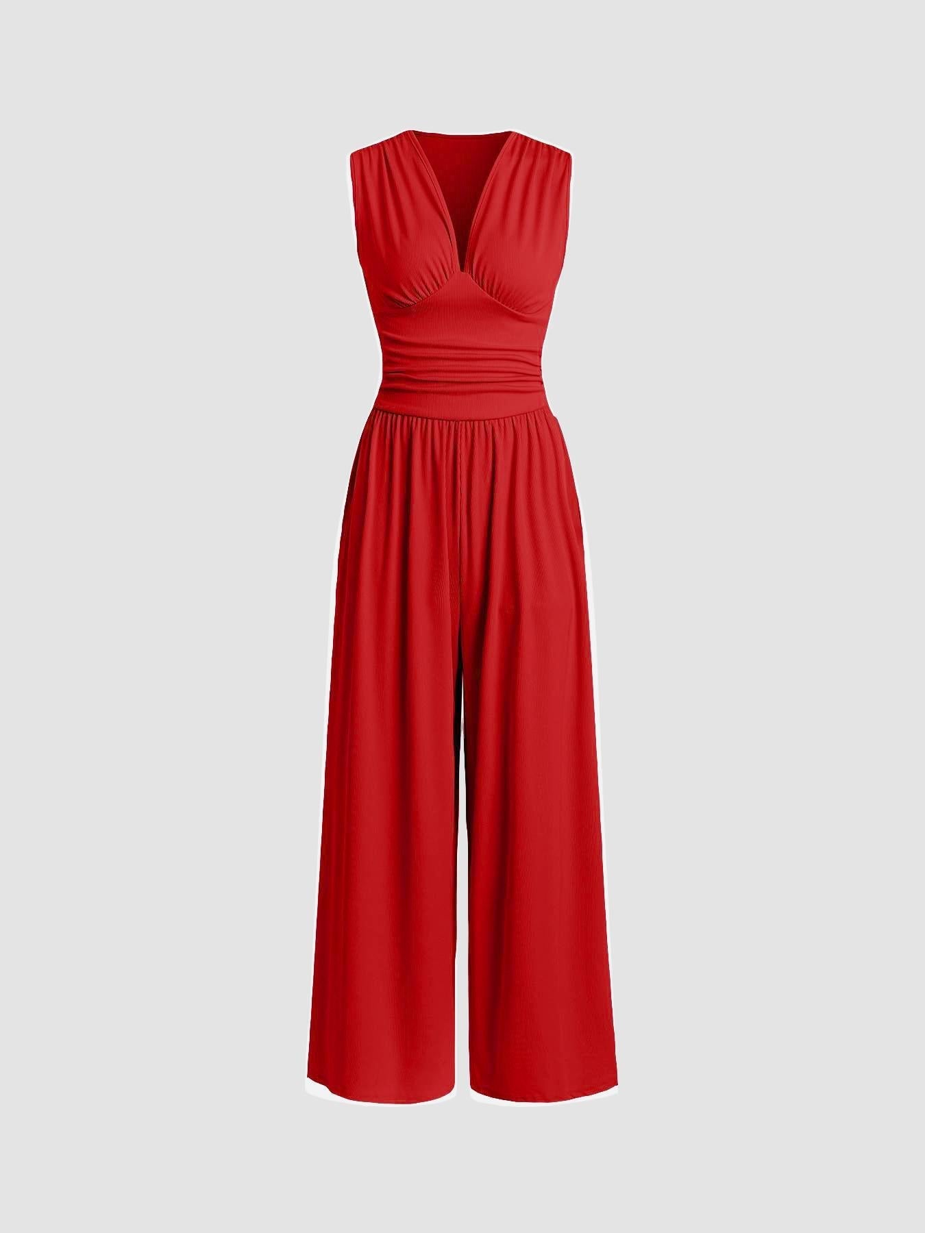 Ana | Mono Largo Mujer Vestido Pierna Ancha