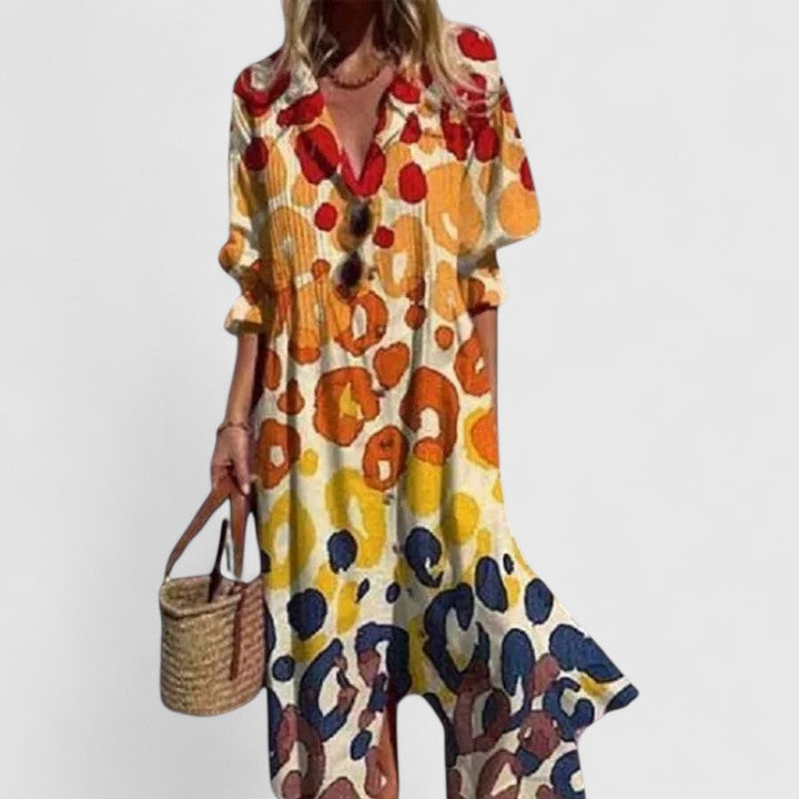 Ana | Vestido Midi Mujer Manga Larga