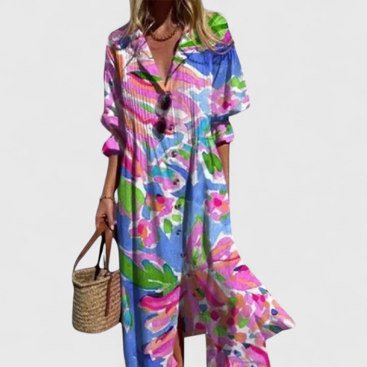 Ana | Vestido Midi Mujer Manga Larga