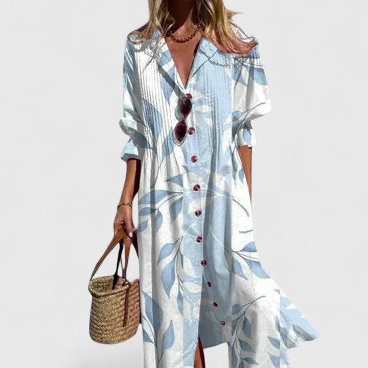 Ana | Vestido Midi Mujer Manga Larga