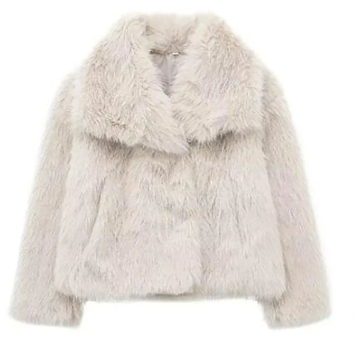 Andrea | Abrigos Mujer Faux Fur Corto Oversized