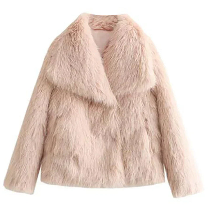 Andrea | Abrigos Mujer Faux Fur Corto Oversized