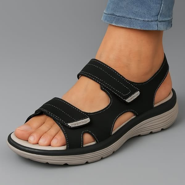 Andrea | Sandalias Deportivas Ajustables con Punta Abierta