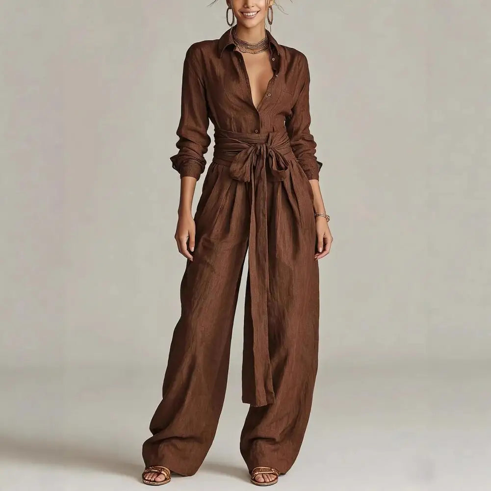 Beatriz | Conjunto Camisa Pantalón Palazzo Mujer