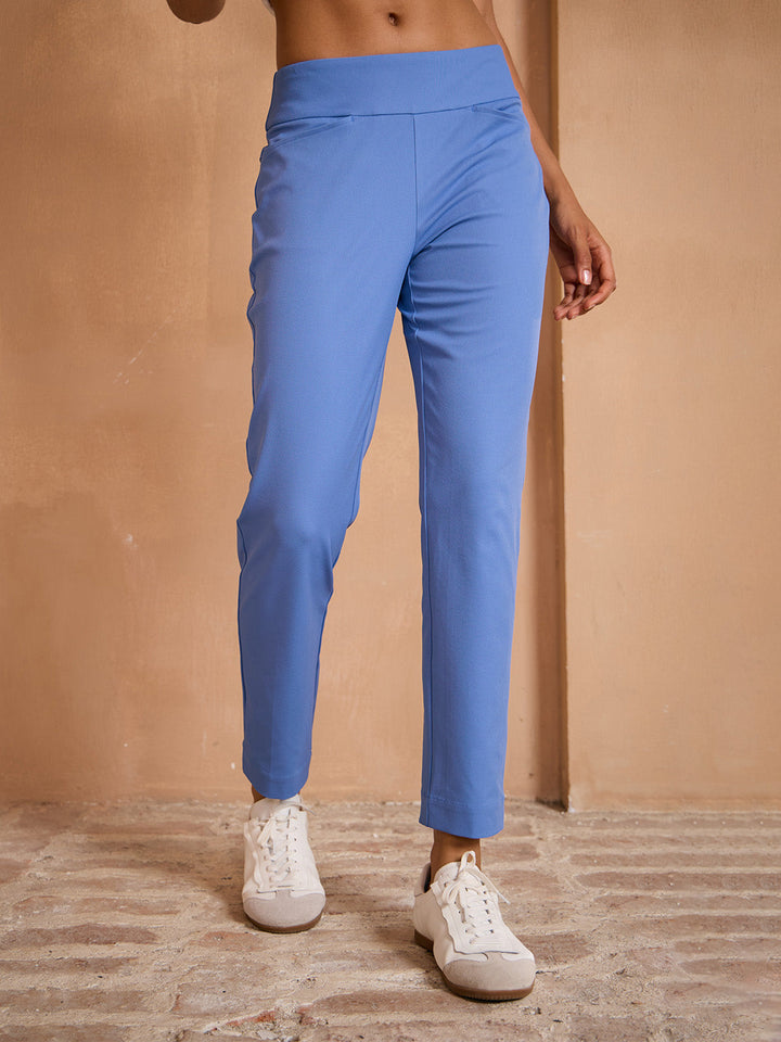 Beatriz | Pantalones Mujer Elástico Recto Bolsillos
