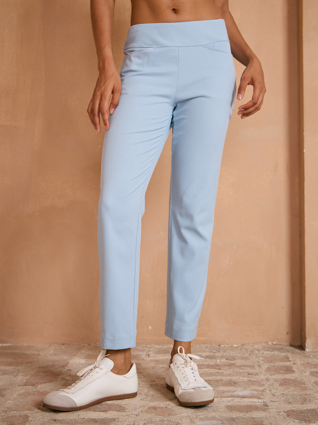 Beatriz | Pantalones Mujer Elástico Recto Bolsillos