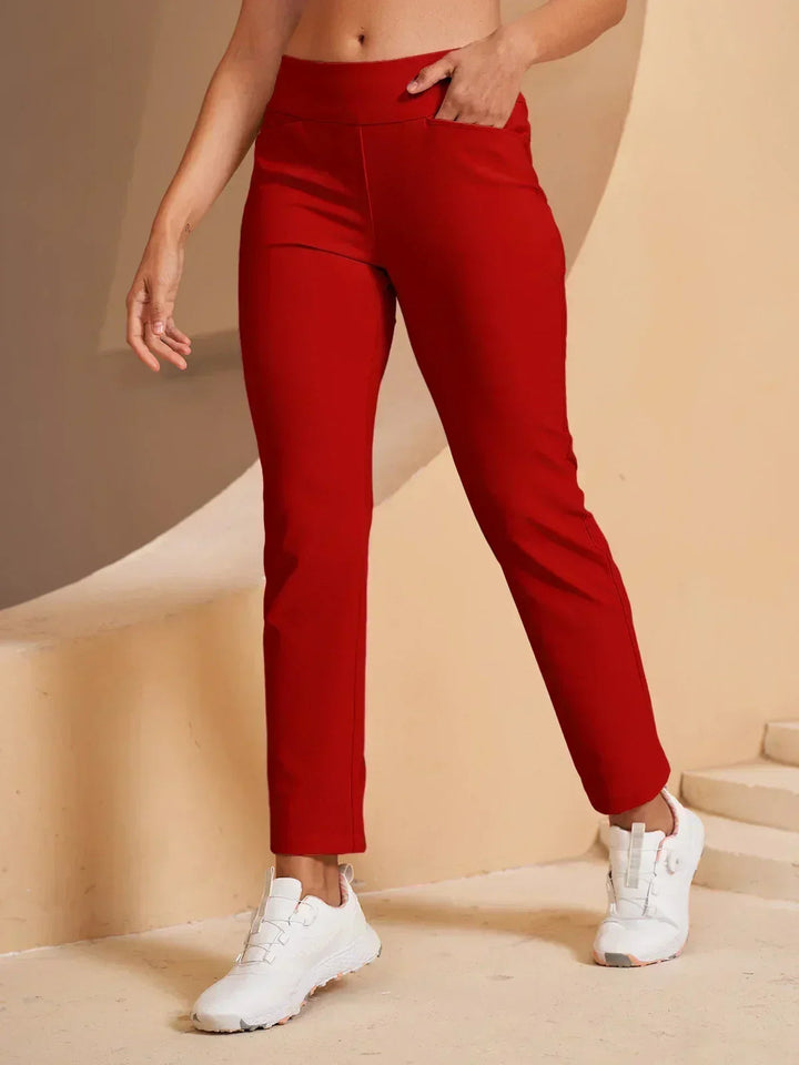 Beatriz | Pantalones Mujer Elástico Recto Bolsillos