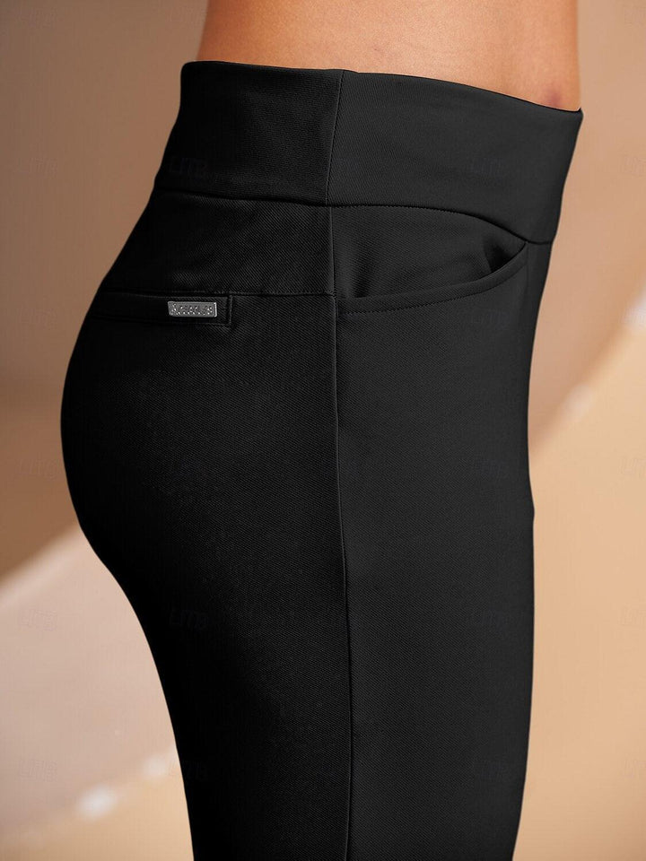 Beatriz | Pantalones Mujer Elástico Recto Bolsillos