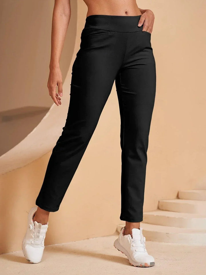Beatriz | Pantalones Mujer Elástico Recto Bolsillos
