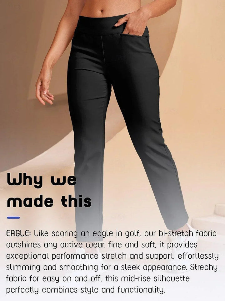 Beatriz | Pantalones Mujer Elástico Recto Bolsillos