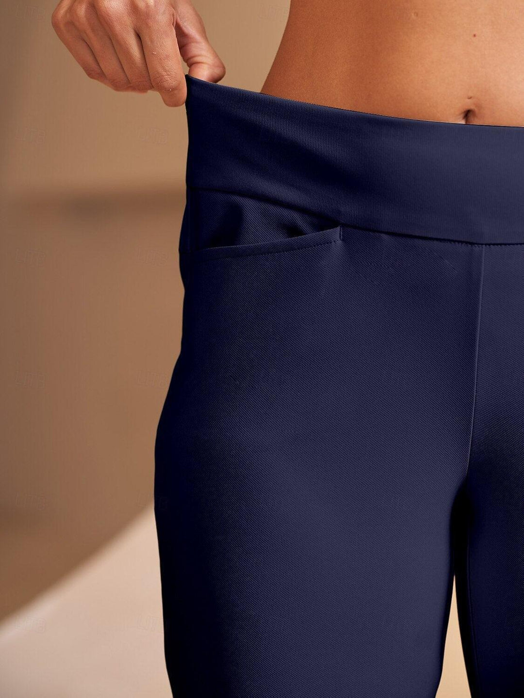 Beatriz | Pantalones Mujer Elástico Recto Bolsillos