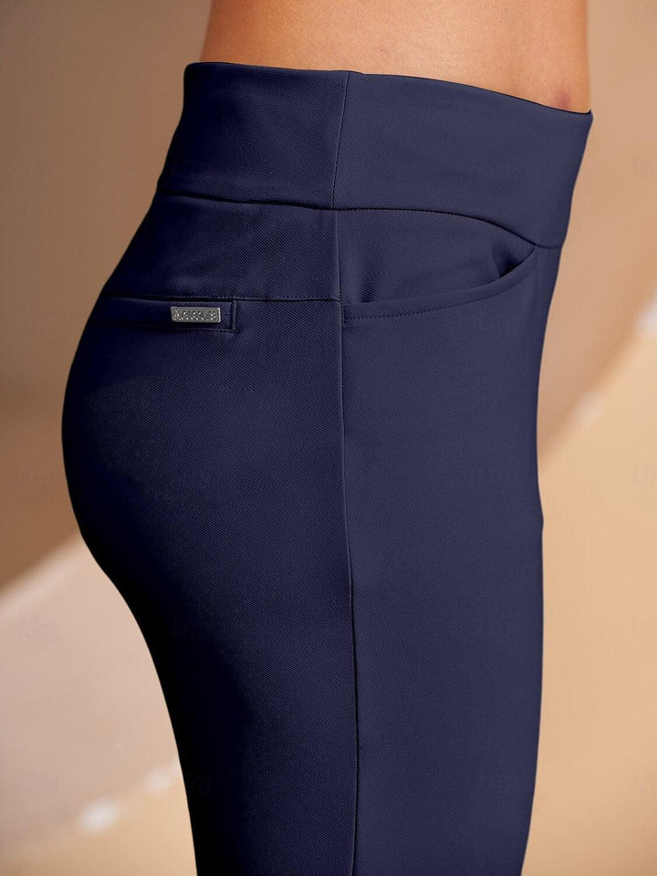 Beatriz | Pantalones Mujer Elástico Recto Bolsillos