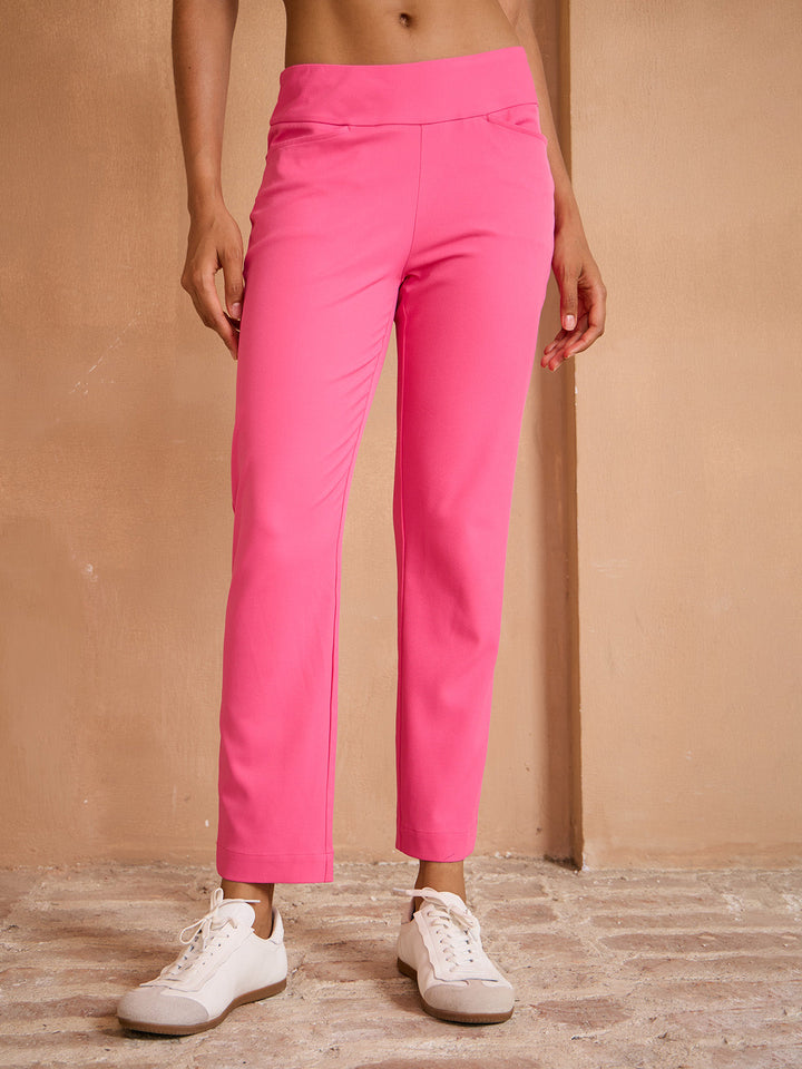 Beatriz | Pantalones Mujer Elástico Recto Bolsillos