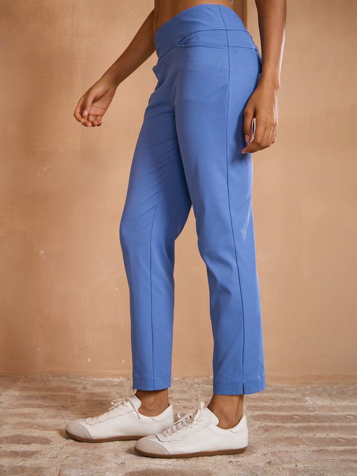 Beatriz | Pantalones Mujer Elástico Recto Bolsillos