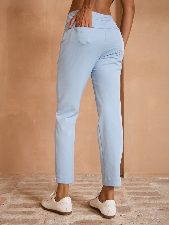 Beatriz | Pantalones Mujer Elástico Recto Bolsillos