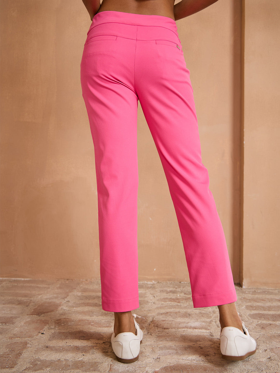 Beatriz | Pantalones Mujer Elástico Recto Bolsillos