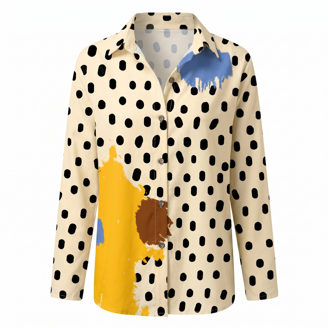 Belén | Camisa Estampado Floral Manga Larga