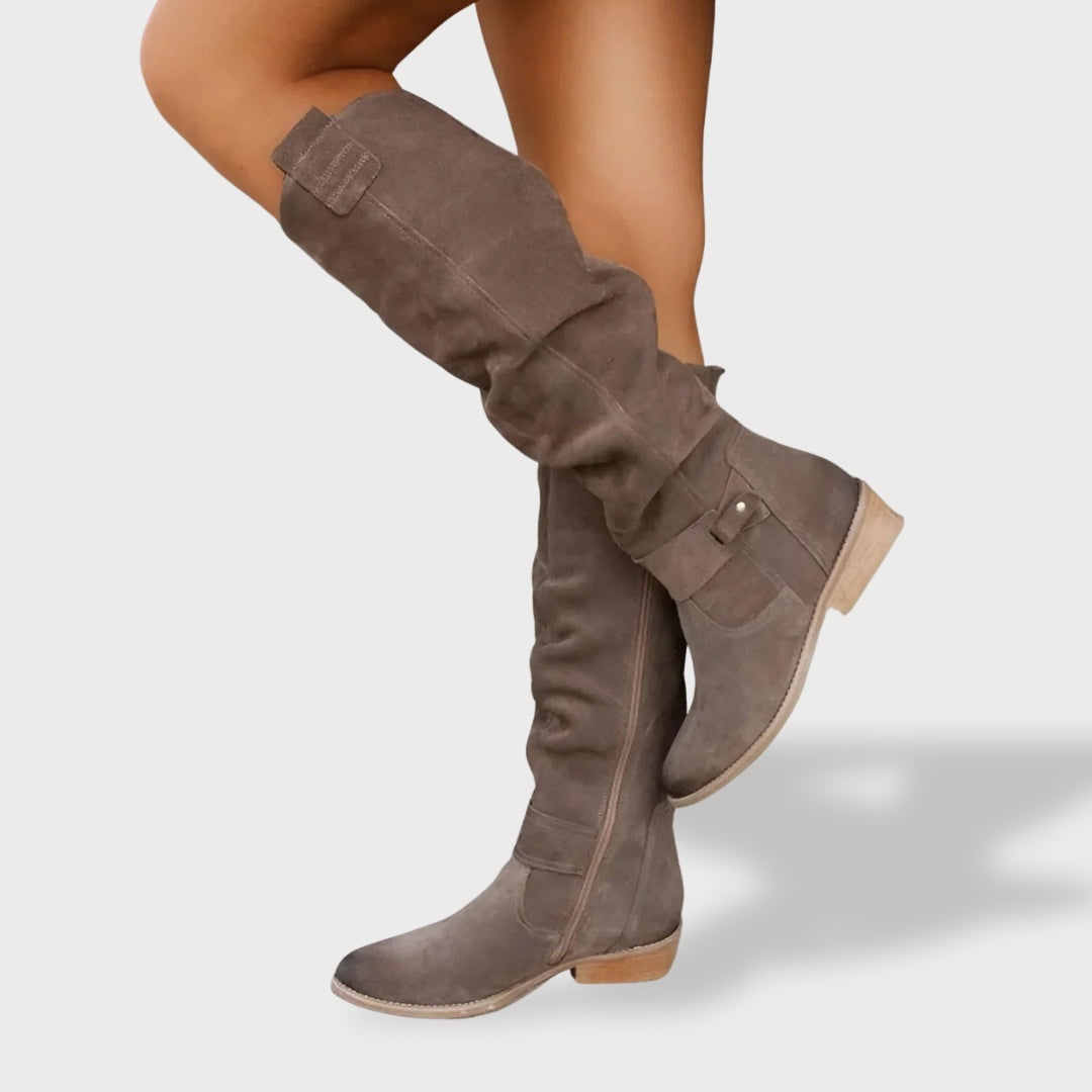 Camila | Botas Cowboy Mujer Slouchy Caña Puntera Afilada