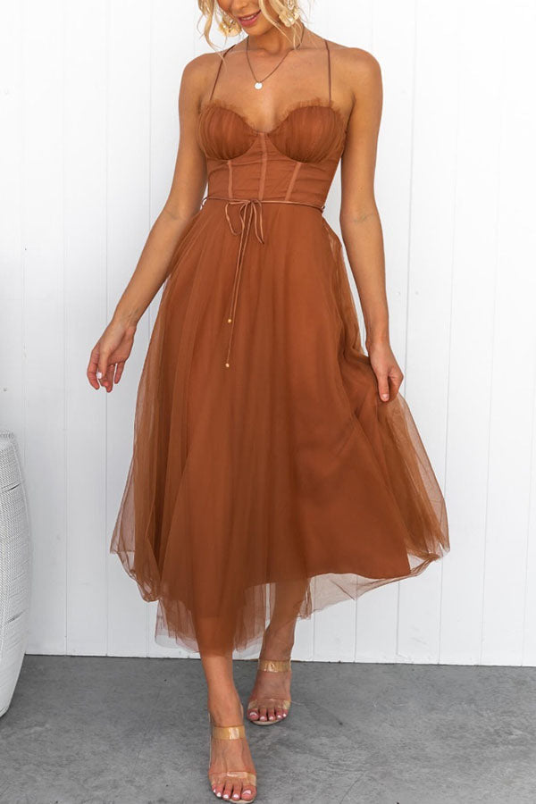 Carmen | Vestido Midi Tul Mujer
