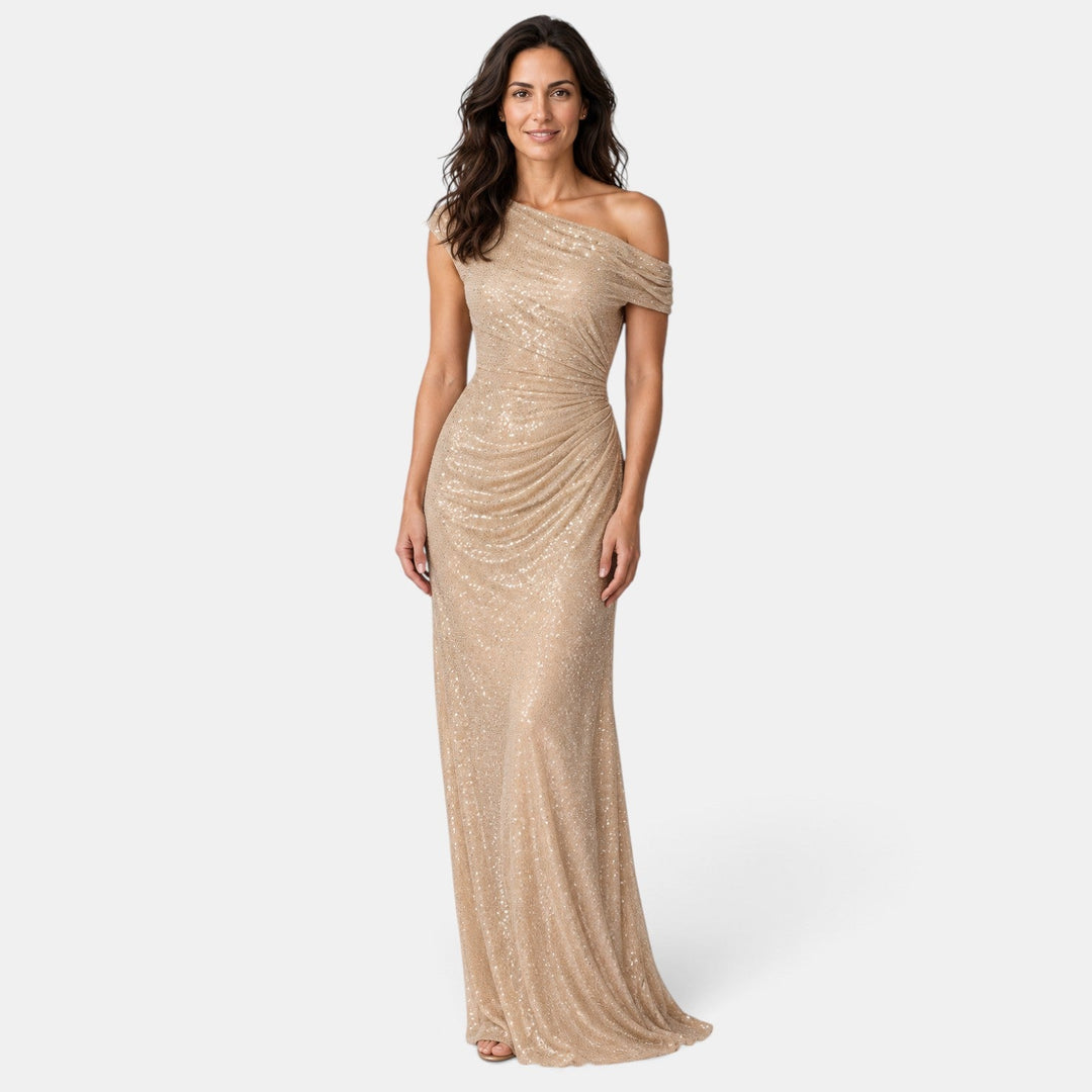 Laura | Vestido Midi Fiesta con Lentejuelas