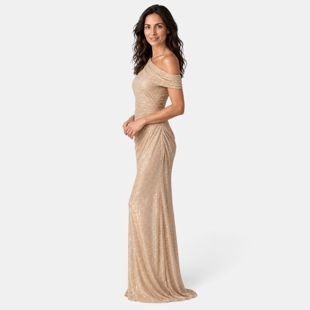 Laura | Vestido Midi Fiesta con Lentejuelas