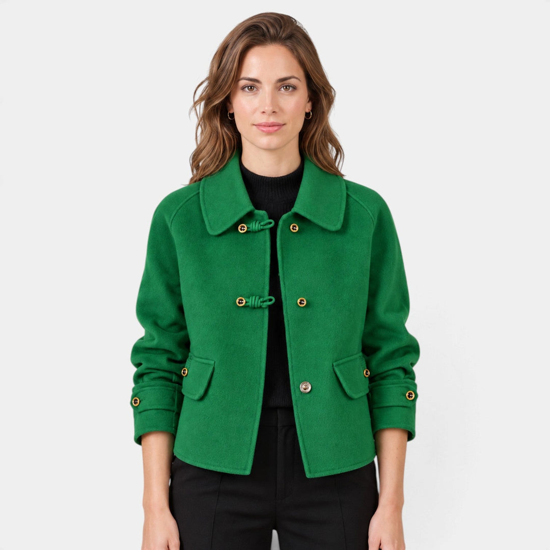 Julia | Chaqueta Corta Lana Toggle Mujer