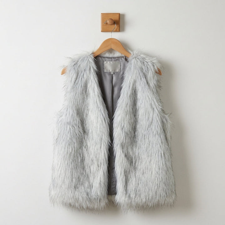 Cristina | Chaleco Mujer Faux Fur Sin Mangas