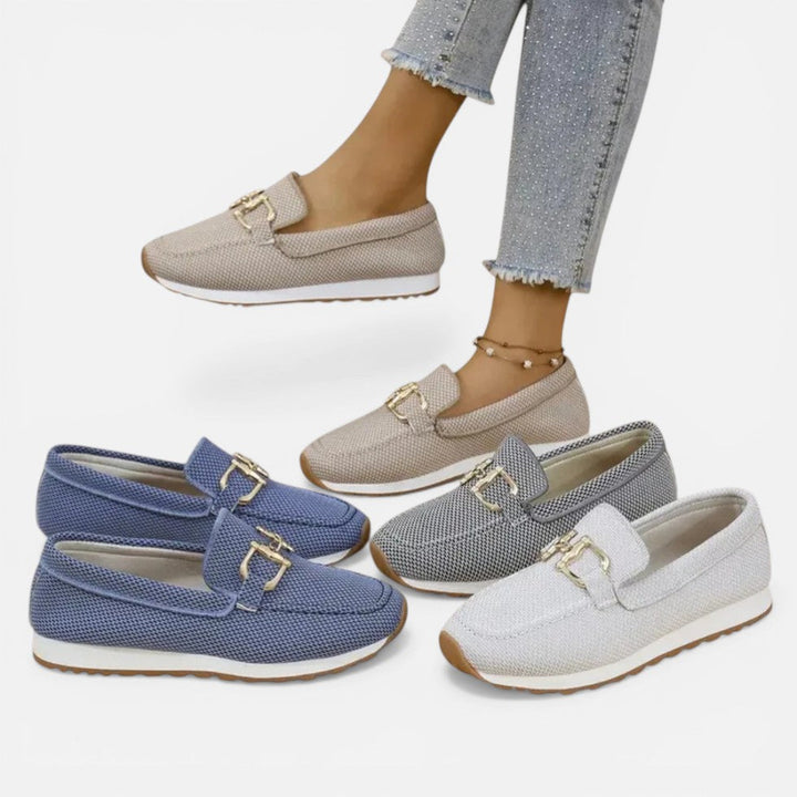 Elena | Mocasines Mujer de Malla Pull-On