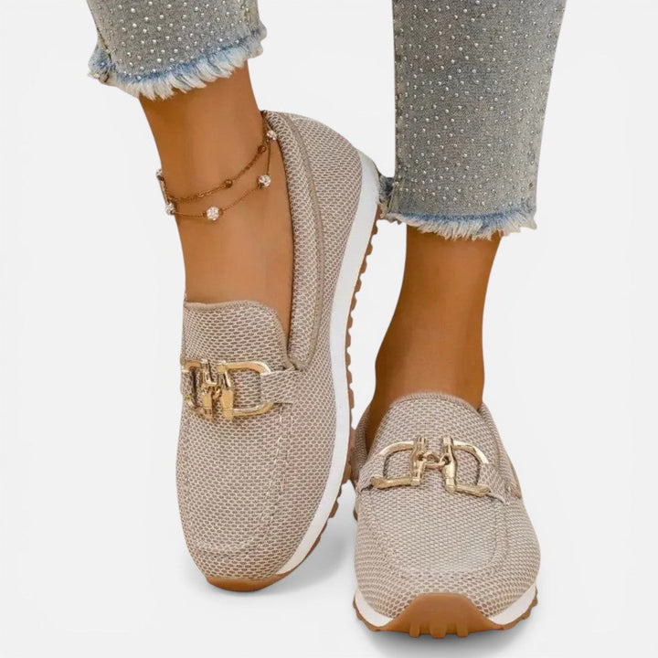 Elena | Mocasines Mujer de Malla Pull-On