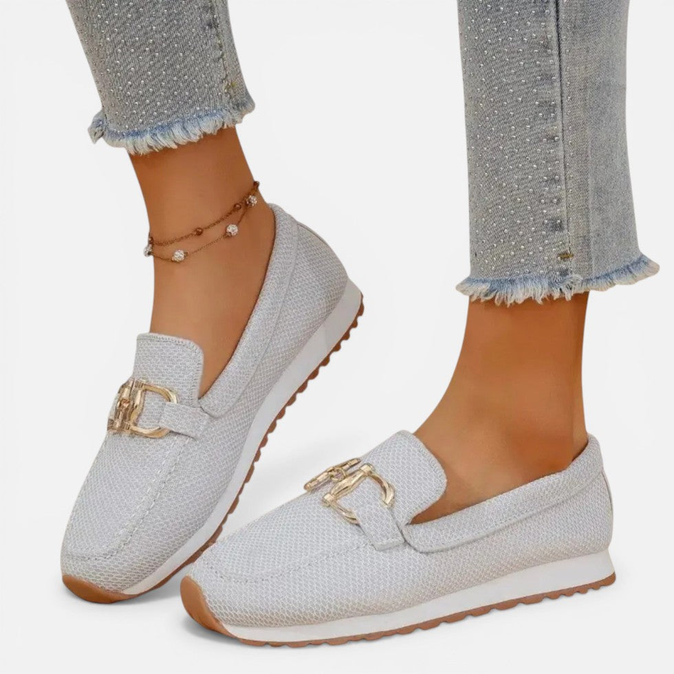 Elena | Mocasines Mujer de Malla Pull-On