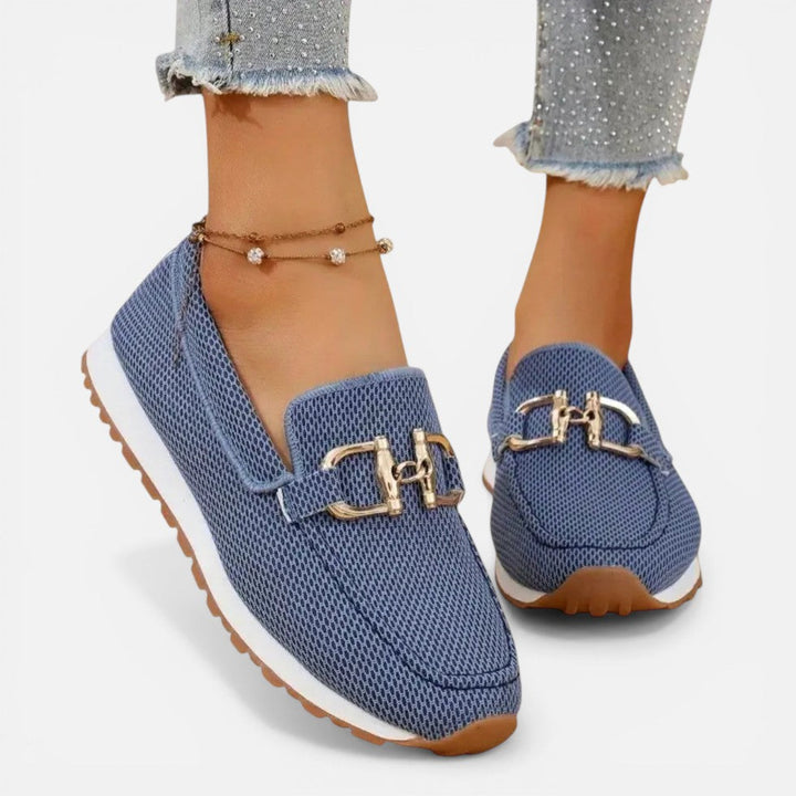 Elena | Mocasines Mujer de Malla Pull-On