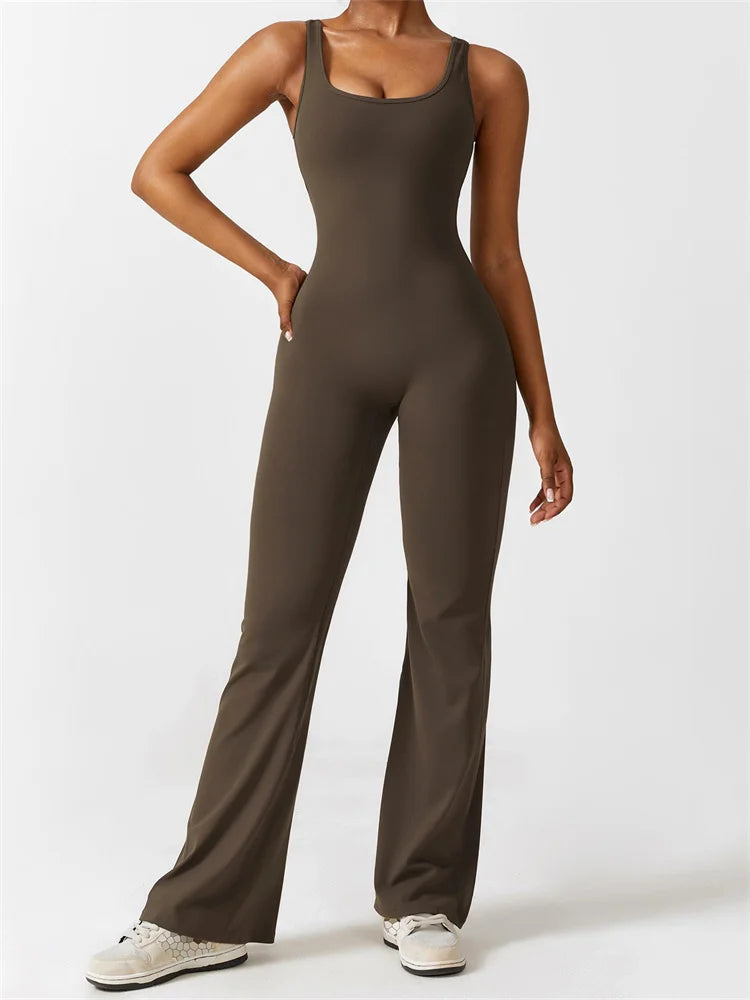Eva | Mono Largo Mujer Tirantes Flare