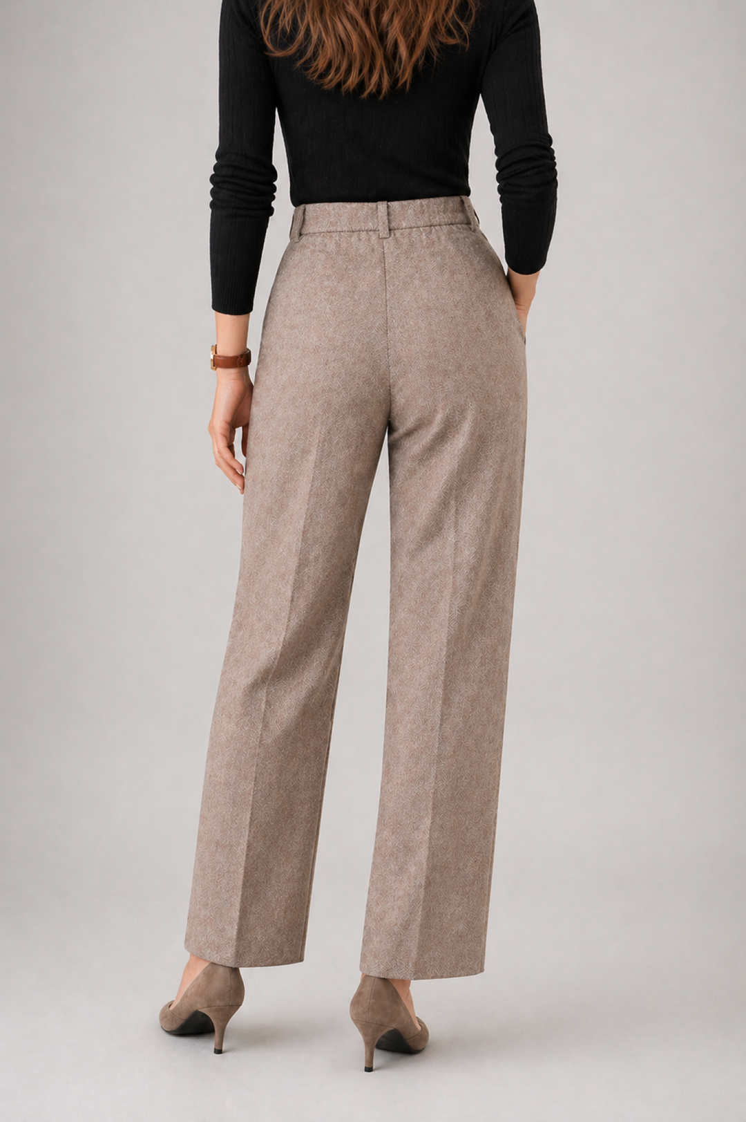 Gabriela | Pantalones Mujer Lana Pliegues